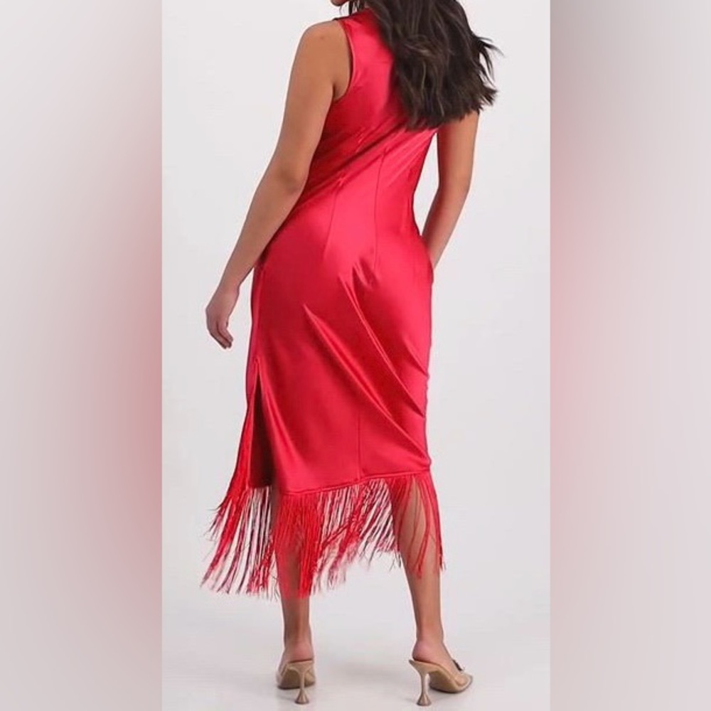 INC Fringed-Hem Maxi Dress - Picture 3 of 11